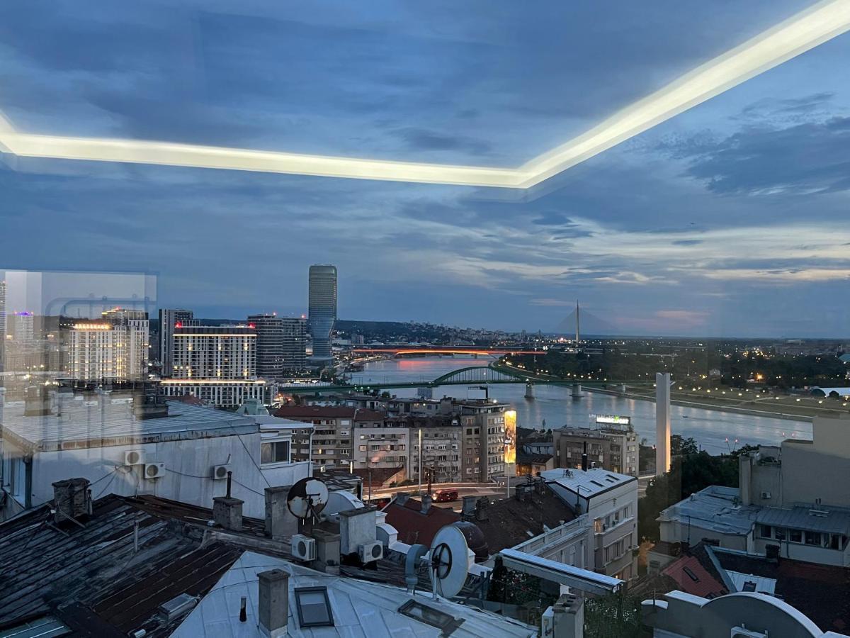 Central Sky View Apartment Belgrad Dış mekan fotoğraf